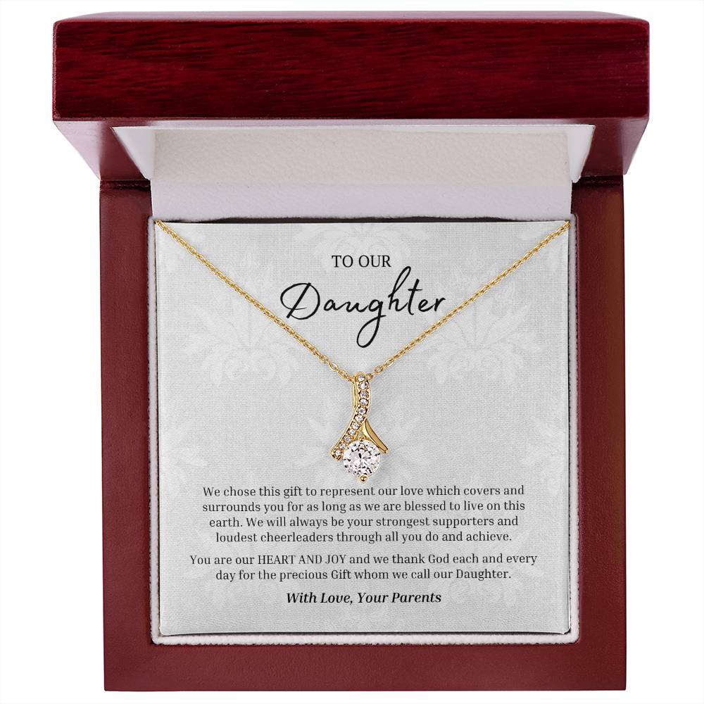 "To Our Heart and Joy" Allure Necklace for Our Daughter