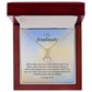 "To my Soulmate - I am Where I Belong" Alluring Beauty Necklace