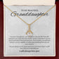 "To My Beautiful Granddaughter" Alluring Necklace