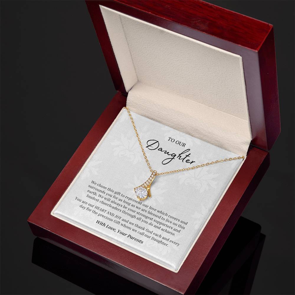 "To Our Heart and Joy" Allure Necklace for Our Daughter