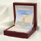 "To my Soulmate - I am Where I Belong" Alluring Beauty Necklace