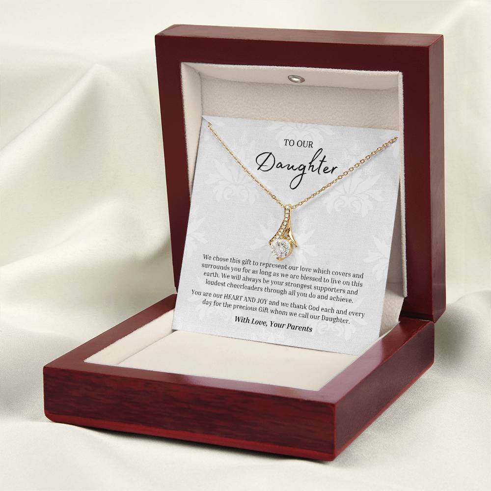 "To Our Heart and Joy" Allure Necklace for Our Daughter