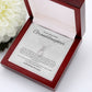 "To My Beautiful Granddaughter" Alluring Necklace