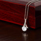 "To my Soulmate - I am Where I Belong" Alluring Beauty Necklace