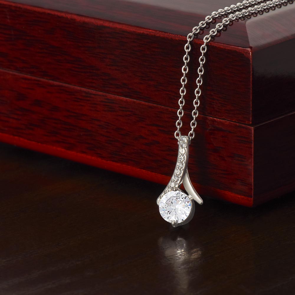 "To my Soulmate - I am Where I Belong" Alluring Beauty Necklace