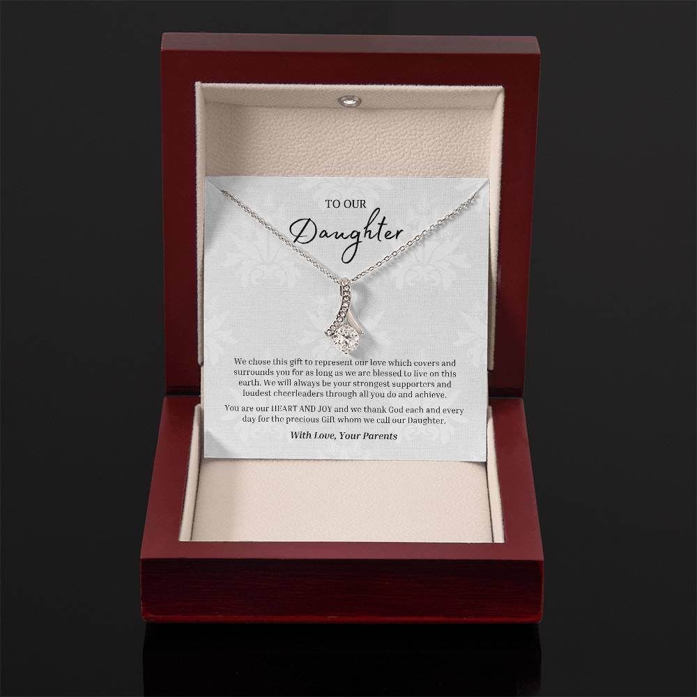 "To Our Heart and Joy" Allure Necklace for Our Daughter