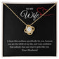 Love Knot Necklace for My Wife