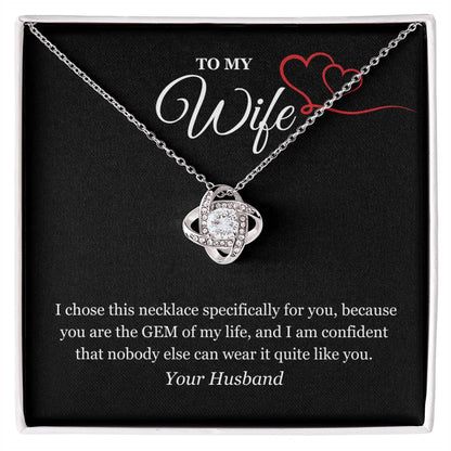 Love Knot Necklace for My Wife