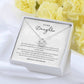 "Parents Heart and Joy" Love Knot Necklace