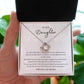 "Parents Heart and Joy" Love Knot Necklace