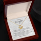 "Parents Heart and Joy" Love Knot Necklace