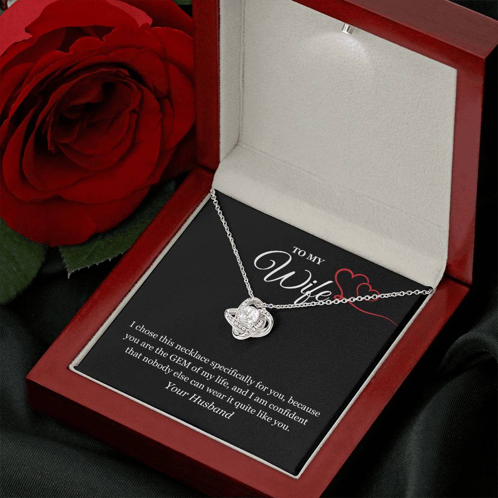Love Knot Necklace for My Wife