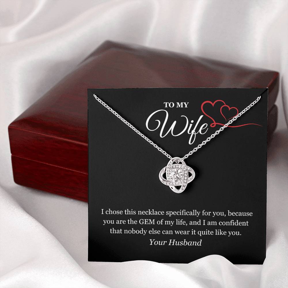 Love Knot Necklace for My Wife