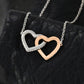 "Sister Love" Interlocking Hearts Necklace