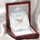 "Sister Love" Interlocking Hearts Necklace