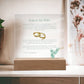 A Note to My Wife (In Green Ink Lettering)