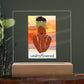 "Unbothered" Acrylic Square Plaque
