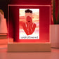 "Unbothered" Acrylic Square Plaque