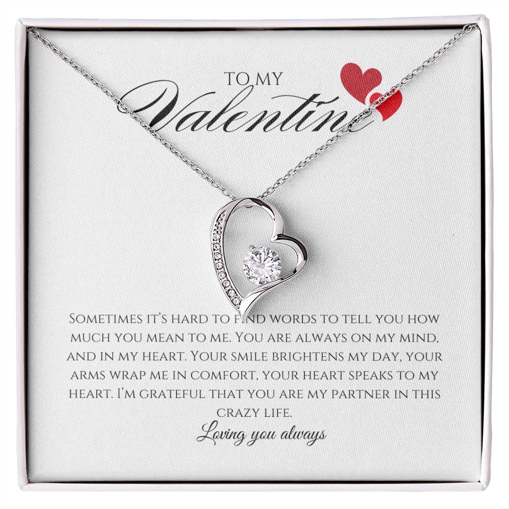 "Heart for My Heart" Forever Love Necklace