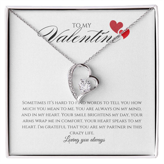 "Heart for My Heart" Forever Love Necklace