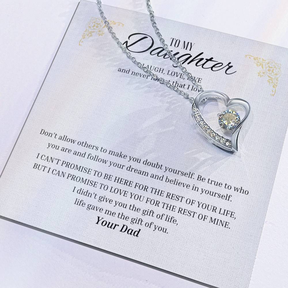 Forever Love "Laugh, Love, Live - From Dad" Necklace