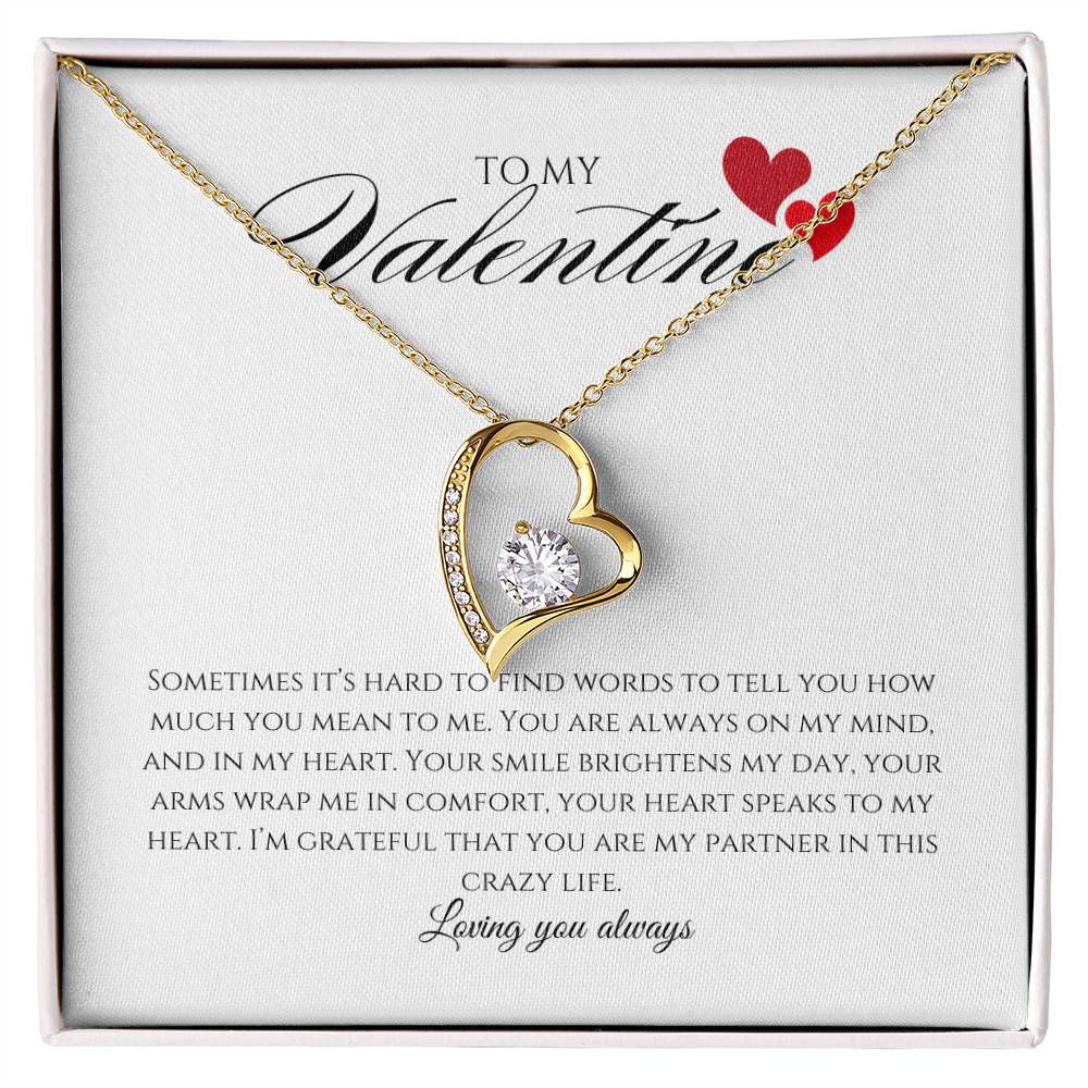 "Heart for My Heart" Forever Love Necklace