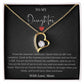 "To My Daughter" Forever Love Necklace