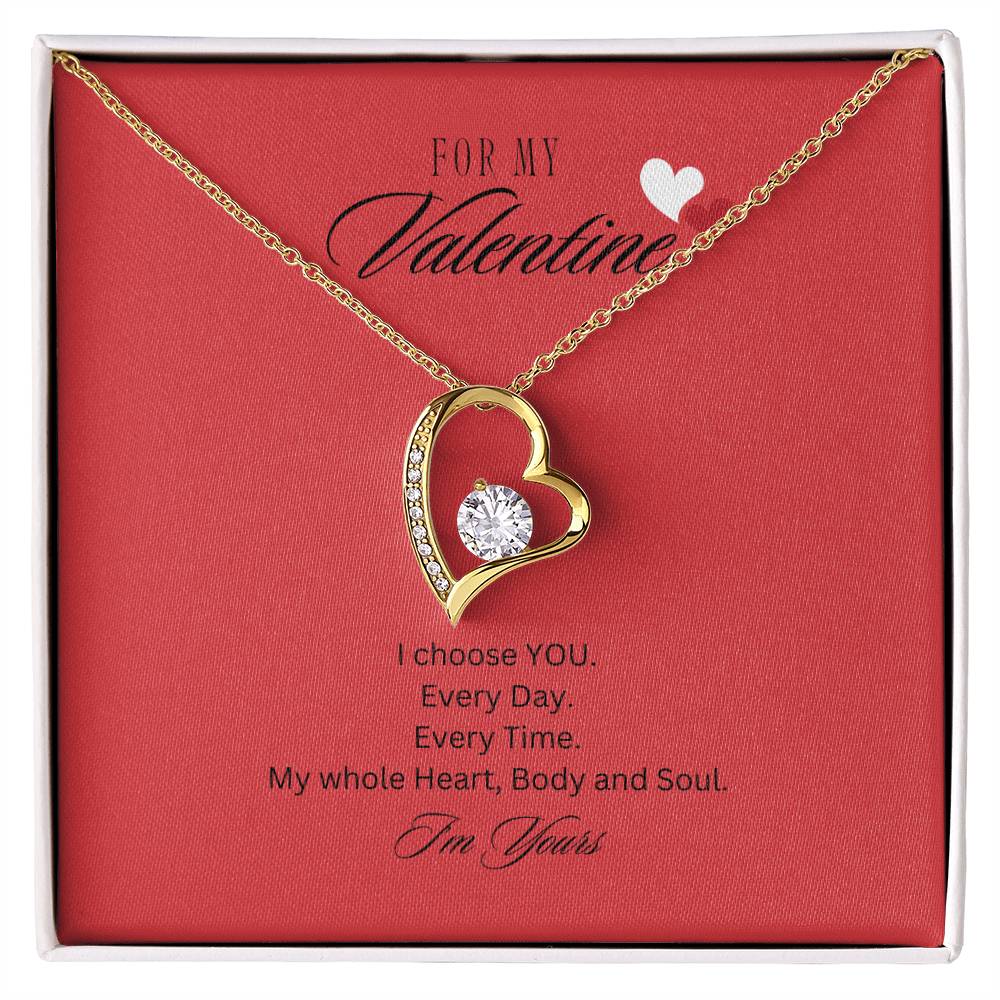 "I Choose YOU" Forever Love Necklace