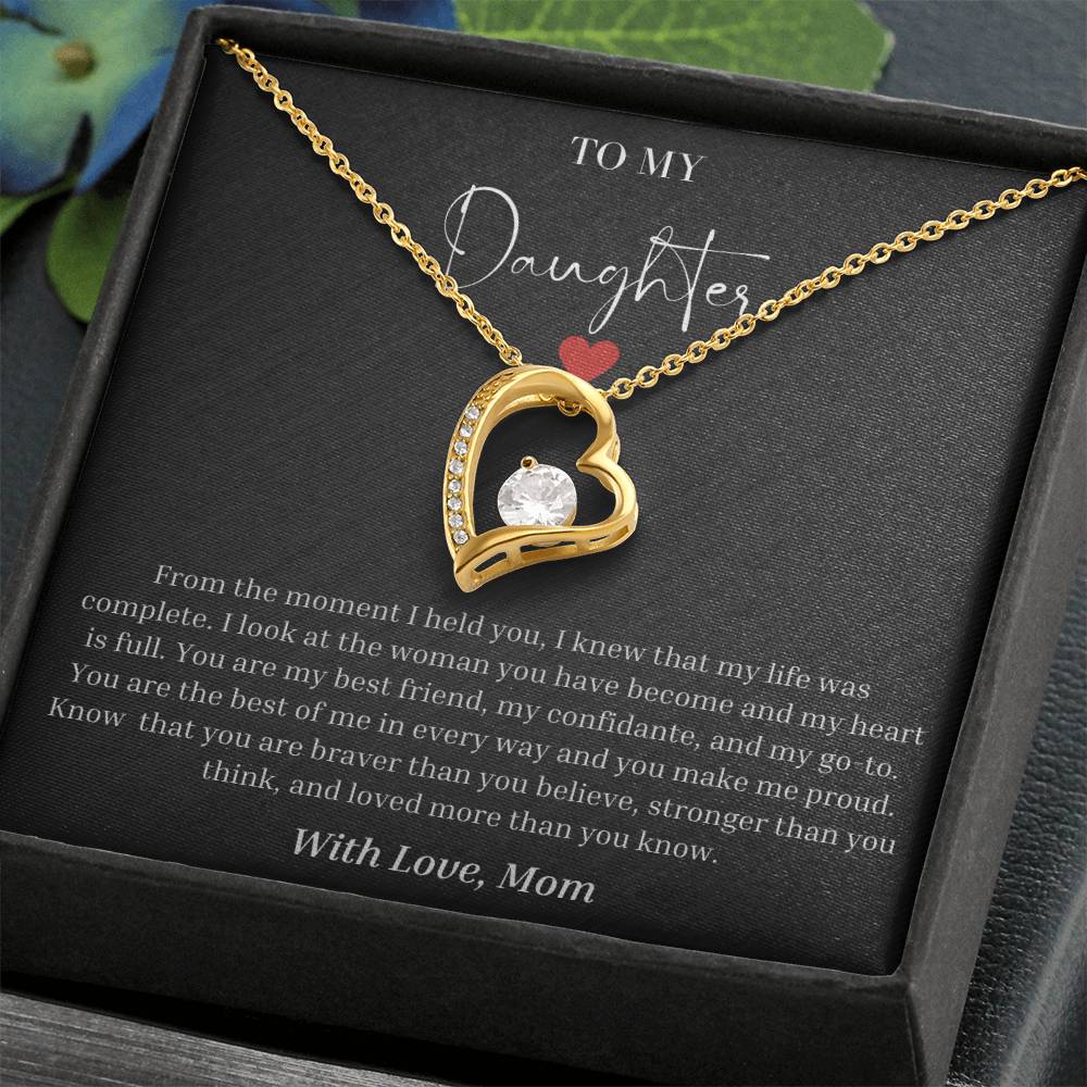 "To My Daughter" Forever Love Necklace
